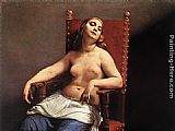 Guido Cagnacci The Death Of Cleopatra painting